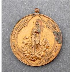 Copper Vatican Medal of Pope Pius X (Pope 1903 - 1914)