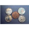 Image 1 : Pope Pius XI - Vatican - 1922-1926, 5 pcs. Annual Medals Years 1-5. 4 Silvered