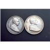 Image 9 : Pope Pius XI - Vatican - 1922-1926, 5 pcs. Annual Medals Years 1-5. 4 Silvered