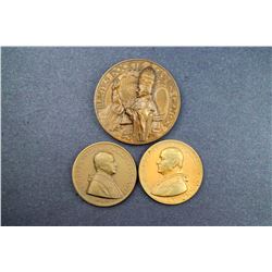 Pope Pius XI - Vatican - 1927-1938, 3 pcs, Annual Medals Years 16-17