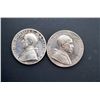 Image 3 : Pope Pius XII - Vatican - 1939-43, 5 pcs Annual Medals Years 1-5, 2 Silvered