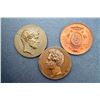 Image 1 : Three Large 19th Century Bronze Medals Honouring Composers and Musicians