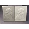 Image 1 : Lot of Two Aluminium Medallic Plaques Commemorating C. Bernard, Professor