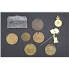 Image 2 : Interesting Mixed lot of 7 Medals, Medalets and two pins. See Descriptions