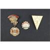 Image 8 : Lot of 14 different Pins and Medals of Fraternal Organizations 19th - 20th Cent,
