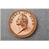 Image 2 : Copper Medal of George II 1760 -CANADA SUBDUED. Choice EF-AU, Scarce