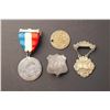 Image 1 : Canada, Québec, after 1877. 4 Pcs. Unique custom-made silver medals, badges