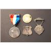 Image 2 : Canada, Québec, after 1877. 4 Pcs. Unique custom-made silver medals, badges