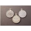 Image 2 : Canada 1877-8, 3 Pcs. Pius IX set by Lymburner, Lr-1640-42, all WM-30