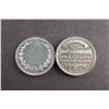 Image 2 : Canada 2 Pcs. Lr-1819 Reverse, 1884 Toronto Semi-Centennial. Diff. Reverses