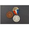 Image 1 : Can. (Ont.) 1902, 2 Pcs. Coronation Edward VII w/Provincial arms