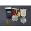 Image 1 : Canada - 1910-19, 4 Pcs. Exposition Provincial Québec Jewels etc