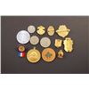 Image 2 : Canada - 1902-44. Lot of 13 Interesting Misc. Pins, Medals & Tokens