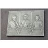 Image 1 : Canada - Rect. Medallic Plaque Featuring Cartier, Montcalm & Champlain.