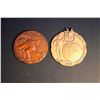 Image 1 : Canada - 1907 Two Athletic Medals, AE - 41, 43. See Description