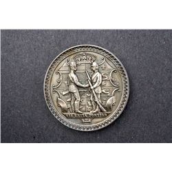 Dominion of Canada Rifle Association Large Silver Presentation Medal 1868