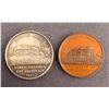 Image 1 : Lot of Two Rare College Medals from New Brunswick - Douglas Medal