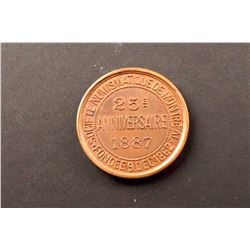 Canada - 1887 - Société Numismatique de Montréal 25th. Anniversary