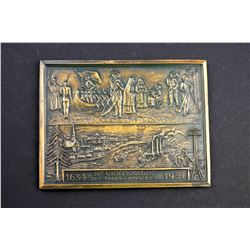 Canada - 1934 - Trois-Rivières 300th. Anniversary Plaque