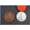 Image 1 : Two Old Québec Medals - Laval University Poetry Prize + Cardinal Taschereau