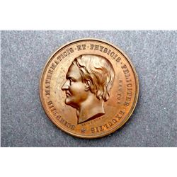 Copper Medal McGill University ANNA MOLSON Prize 1864