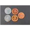 Image 2 : Canada - 1962 - 5 pcs. Sherbrooke Coin Exchange 2-lead uniface, RARE