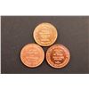 Image 3 : Canada - 1962 - 5 pcs. Sherbrooke Coin Exchange 2-lead uniface, RARE