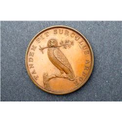 Copper Prize Medal Natural History Society, Montréal