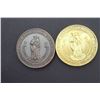 Image 2 : SÉMINAIRE DE NICOLET - Lot of two medals Common dies, different metals - A