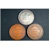 Image 2 : SÉMINAIRE DE QUÉBEC - Demers Prize, Lot of Three Diff Medals, Same Dies