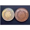 Image 1 : Catholic Commercial Academy Montréal Lot of Two Medals - Different Metals