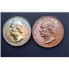 Image 2 : Catholic Commercial Academy Montréal Lot of Two Medals - Different Metals