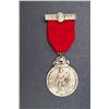 Image 3 : Antique AR-40 Medal Montréal Firefighters with red ribbon and silver clasp.