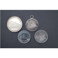 A. Mongeau Bijoutier & Horloger Montréal, 4 Medals, 1891 - 1894