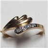 Image 1 : 10K Yellow Gold Diamond Ring, Suggested Retail Value $1500 (Estimated Selling Price from $210 to $42
