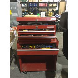 Craftsman 2-Piece Wheeled Tool Box w/ Tools