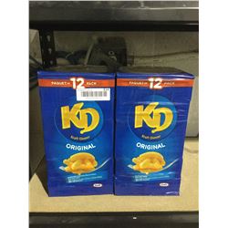 Kraft Dinner Original (12 x225g) Lot of 2