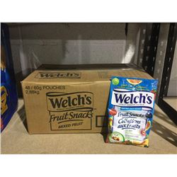 Case of Welch's Fruit Snacks (48 x 60g)