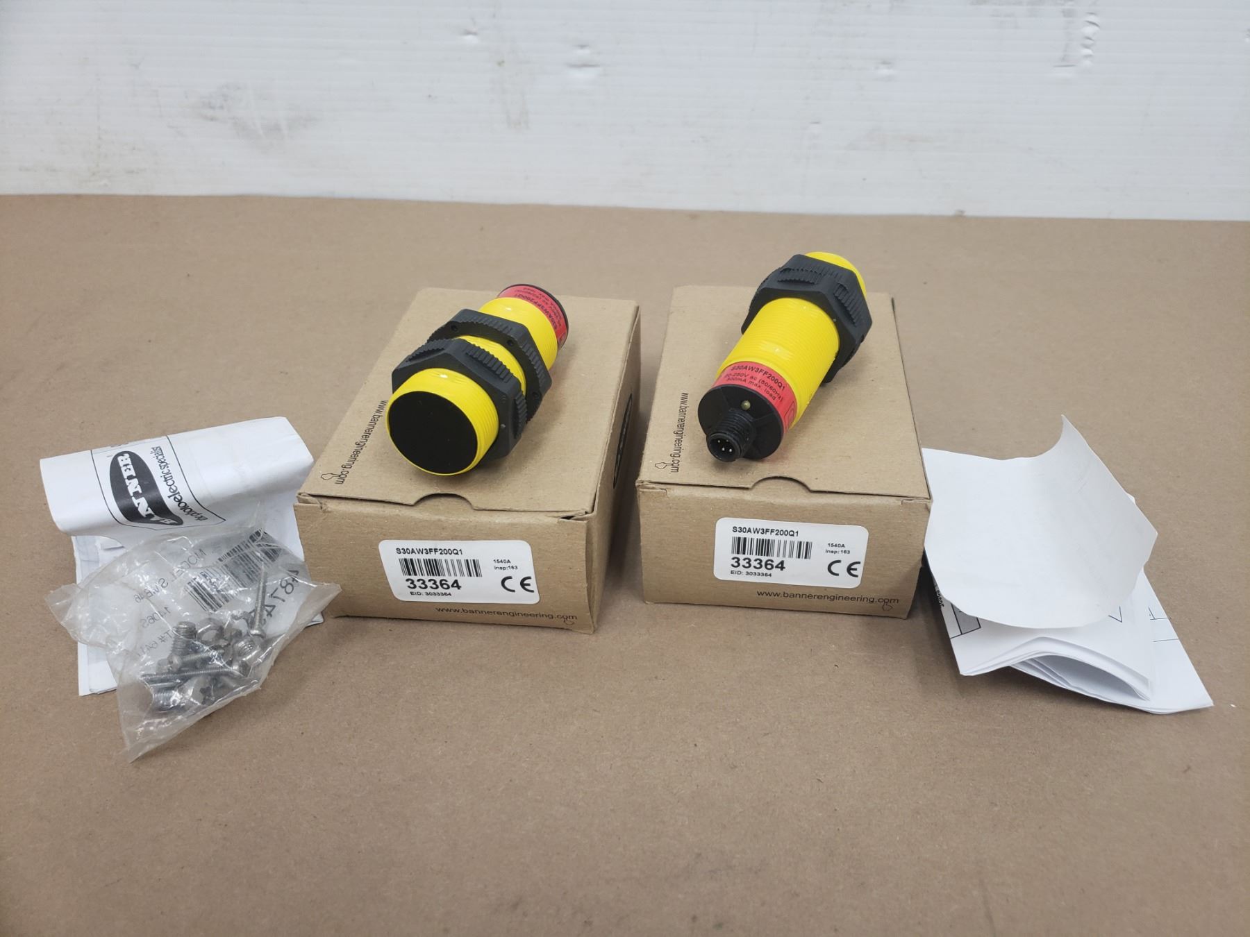 Sensore Fotoelettrico Banner EZ-BEAM S30AW3RQ1, Serie S30, Nuovo In Scatola - Foto 2