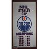 Image 3 : THREE FRAMED OILERS MEMORABILIA INCLUDING