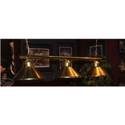 LOT OF 3 POOL TABLE/ BAR HANGING LIGHTS