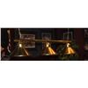 Image 1 : LOT OF 3 POOL TABLE/ BAR HANGING LIGHTS