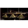 Image 2 : LOT OF 3 POOL TABLE/ BAR HANGING LIGHTS