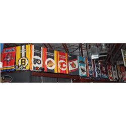 17 NHL TEAM BANNERS