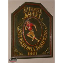 LOT OF 2 NFL SUPERBOWL WALL PLAQUE - NEW YORK JETS