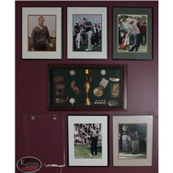 LOT OF 5 GOLF MEMORABILIA PHOTOS & 2