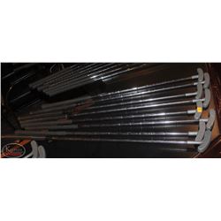 LOT 8 SILVER PUTTERS, ASSORTED SIZES.