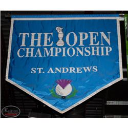 THE OPEN CHAMPIONSHIP ST. ANDREWS BANNER