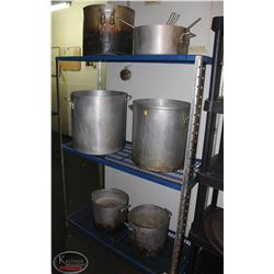 BLUE 3 TIER STORAGE RACK