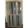 Image 1 : 2 BANKS OF UNIFORMS LOCKER